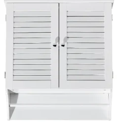 Armoire de salle de bain murale blanc Valentine