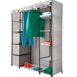 Armoire dressing gris