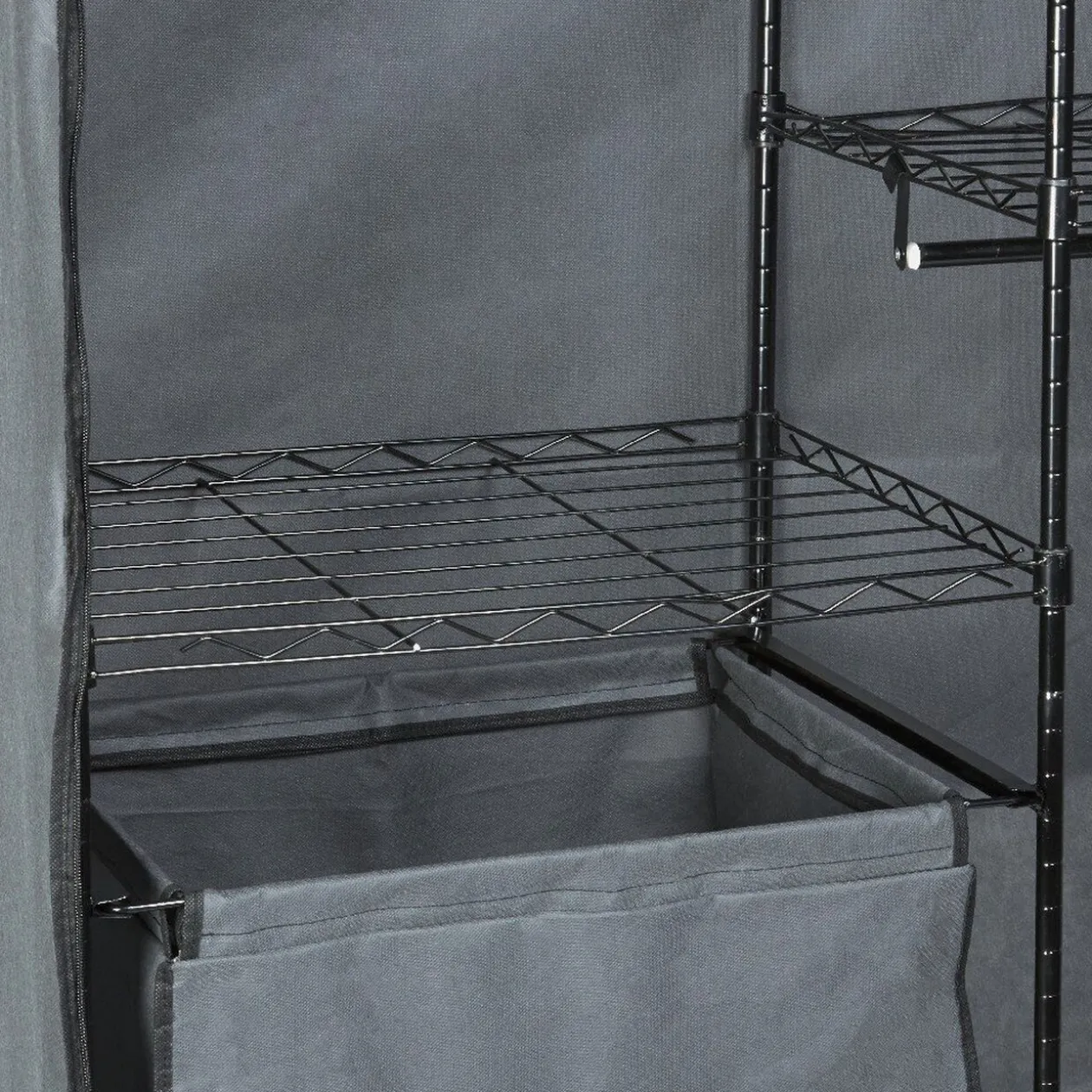 Armoire dressing gris