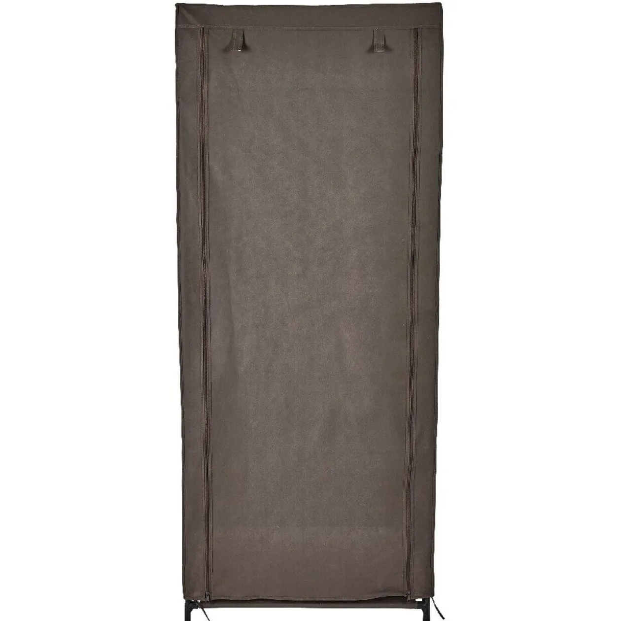 Armoire dressing tissu marron
