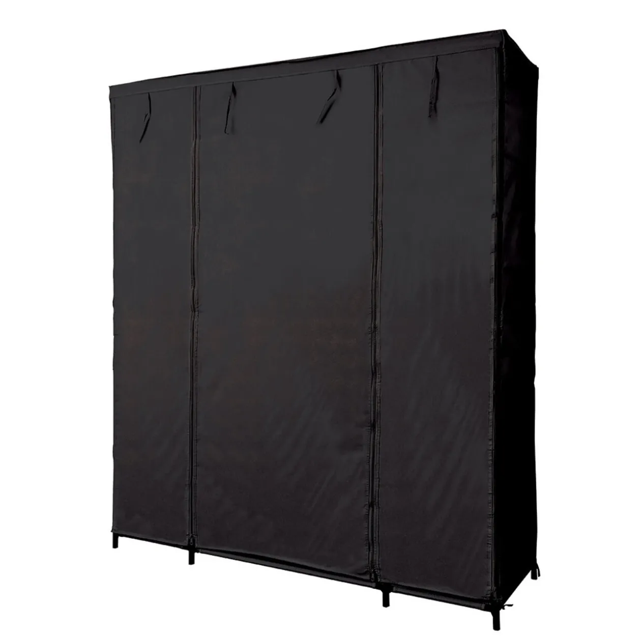 Armoire dressing tissu noir
