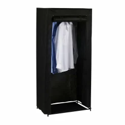Armoire penderie en tissu noir