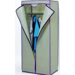 Armoire penderie gris violet