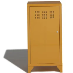 Armoire Pittsburgh jaune moutarde 1 porte