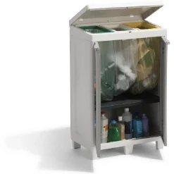 Armoire poubelle tri sélectif