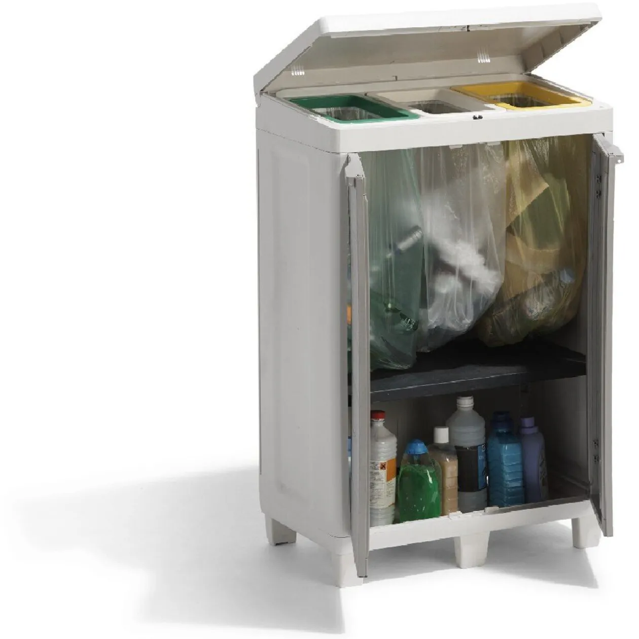 Armoire poubelle tri sélectif