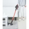 Aspirateur 2 en 1 sans fil sans sac silencieux Homday rouge