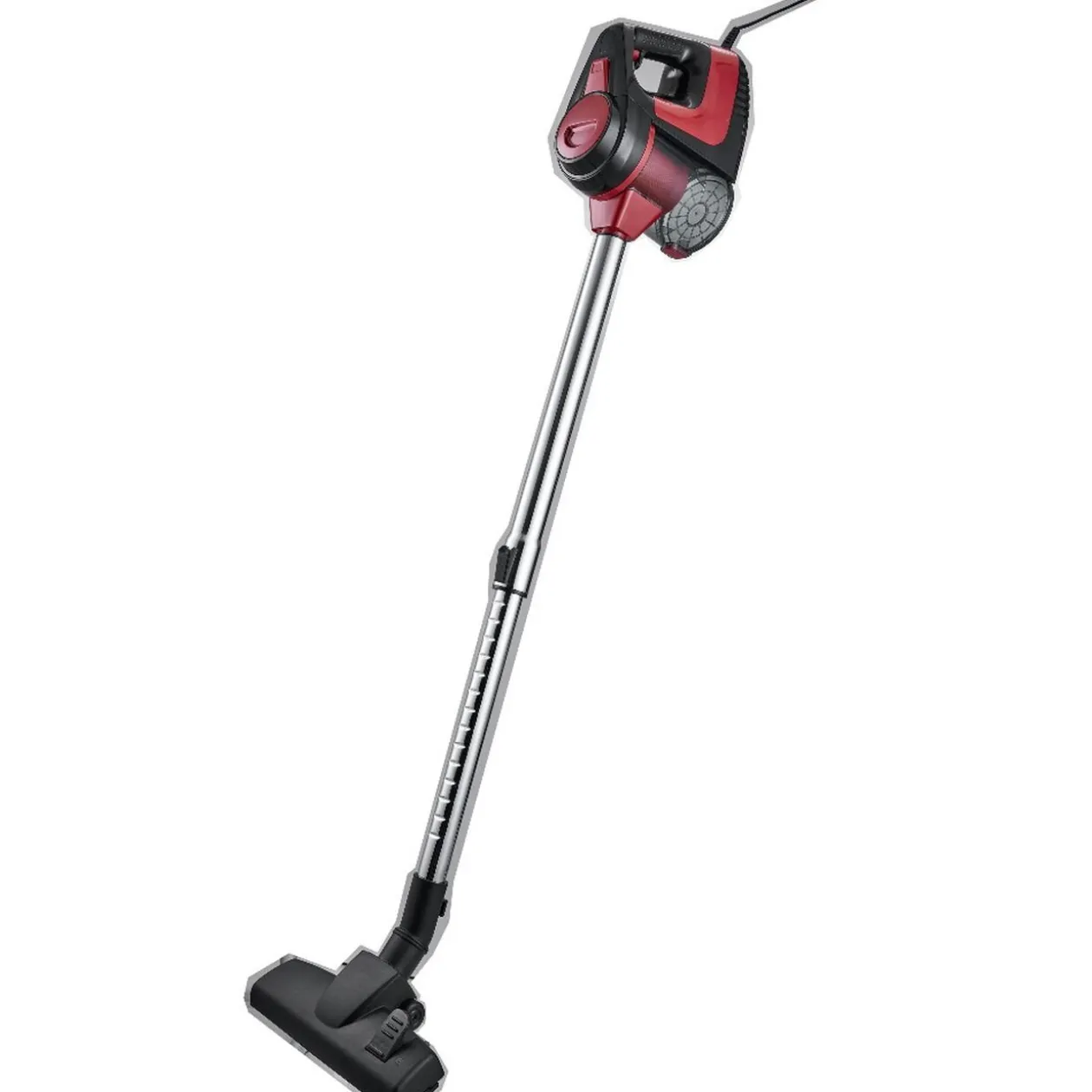 Aspirateur 2 en 1 sans sac Homday rouge et noir