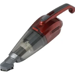 Aspirateur balai sans sac 2 en 1 gris et rouge Homday