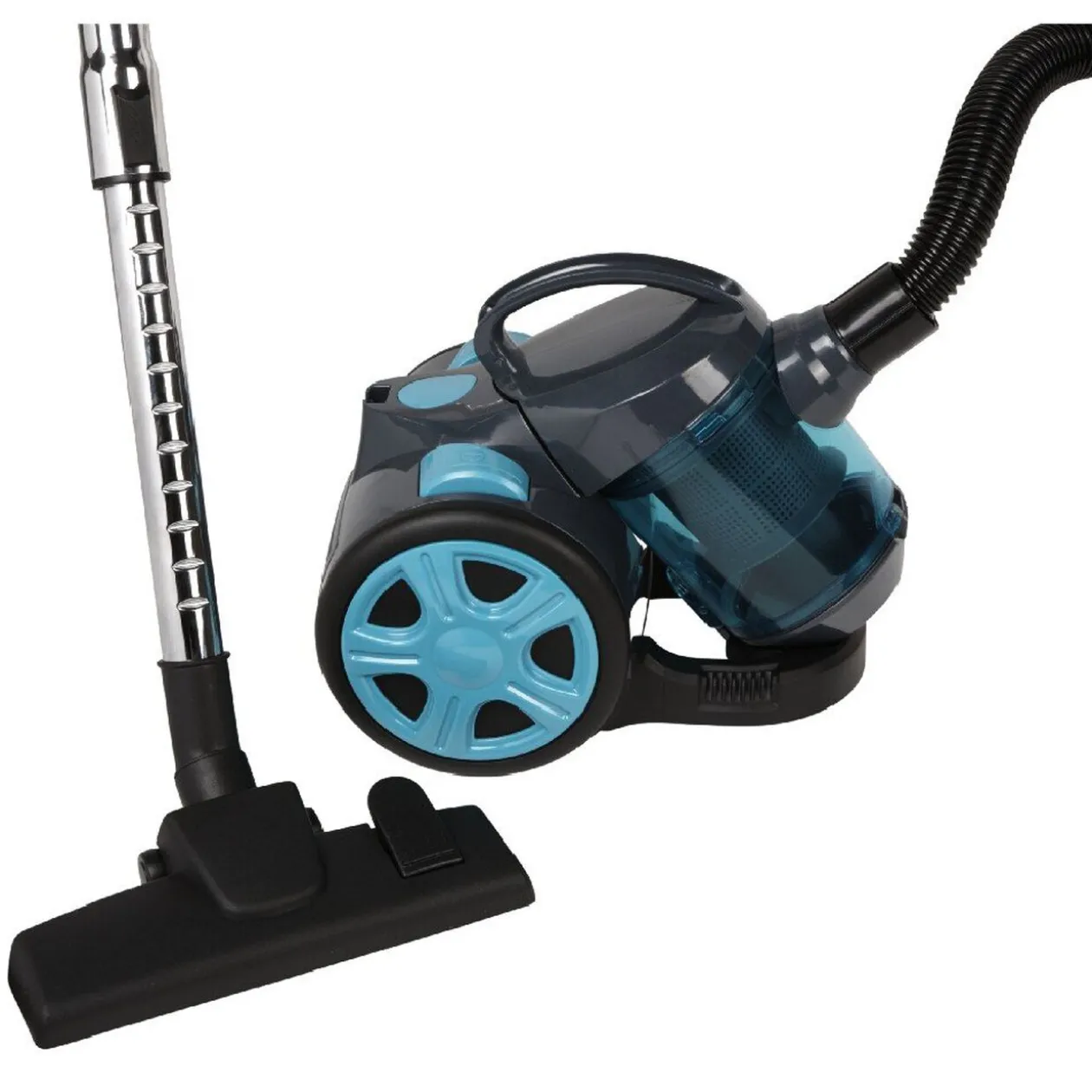 Aspirateur cyclonique sans sac Homday bleu et noir