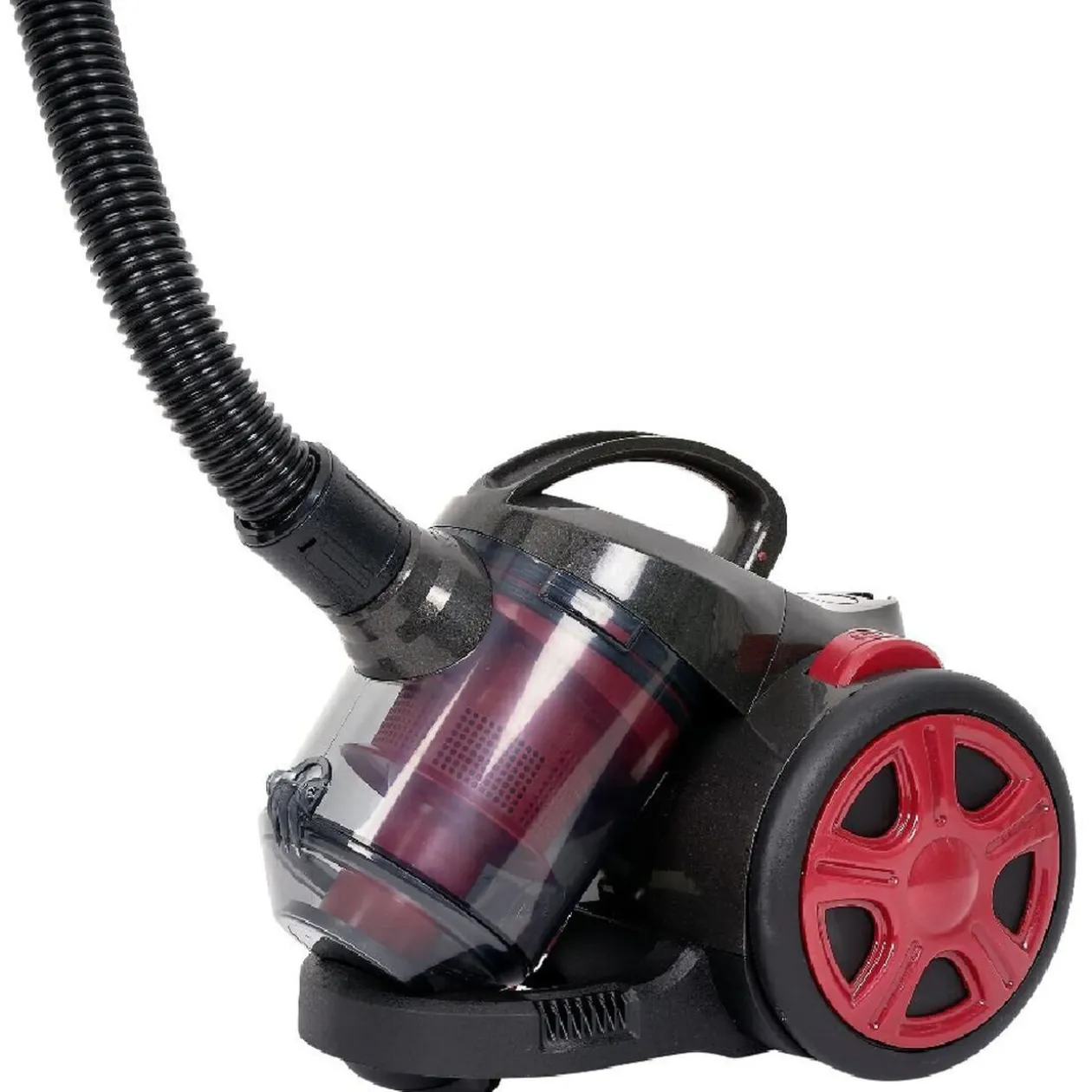 Aspirateur cyclonique sans sac Homday rouge et noir