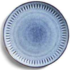 Assiette à dessert grès bleu Ø22cm