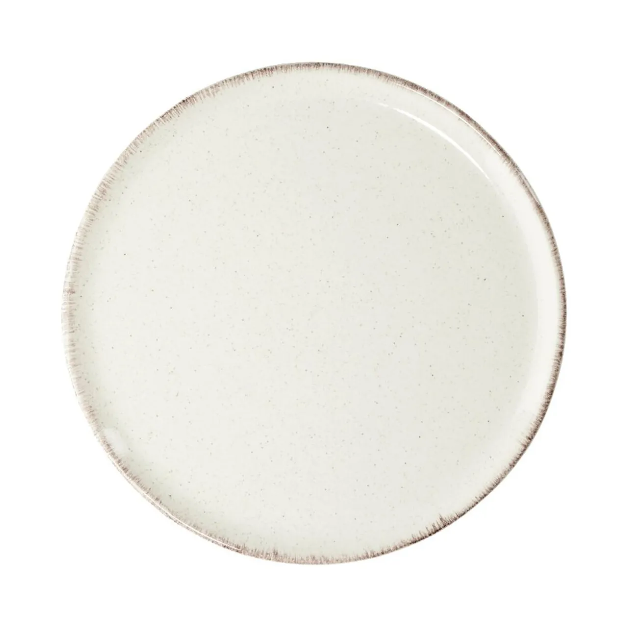 Assiette à dessert Lisbonne en grès beige Ø20,5cm