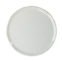 Assiette à dessert Lisbonne en grès gris Ø20,5cm