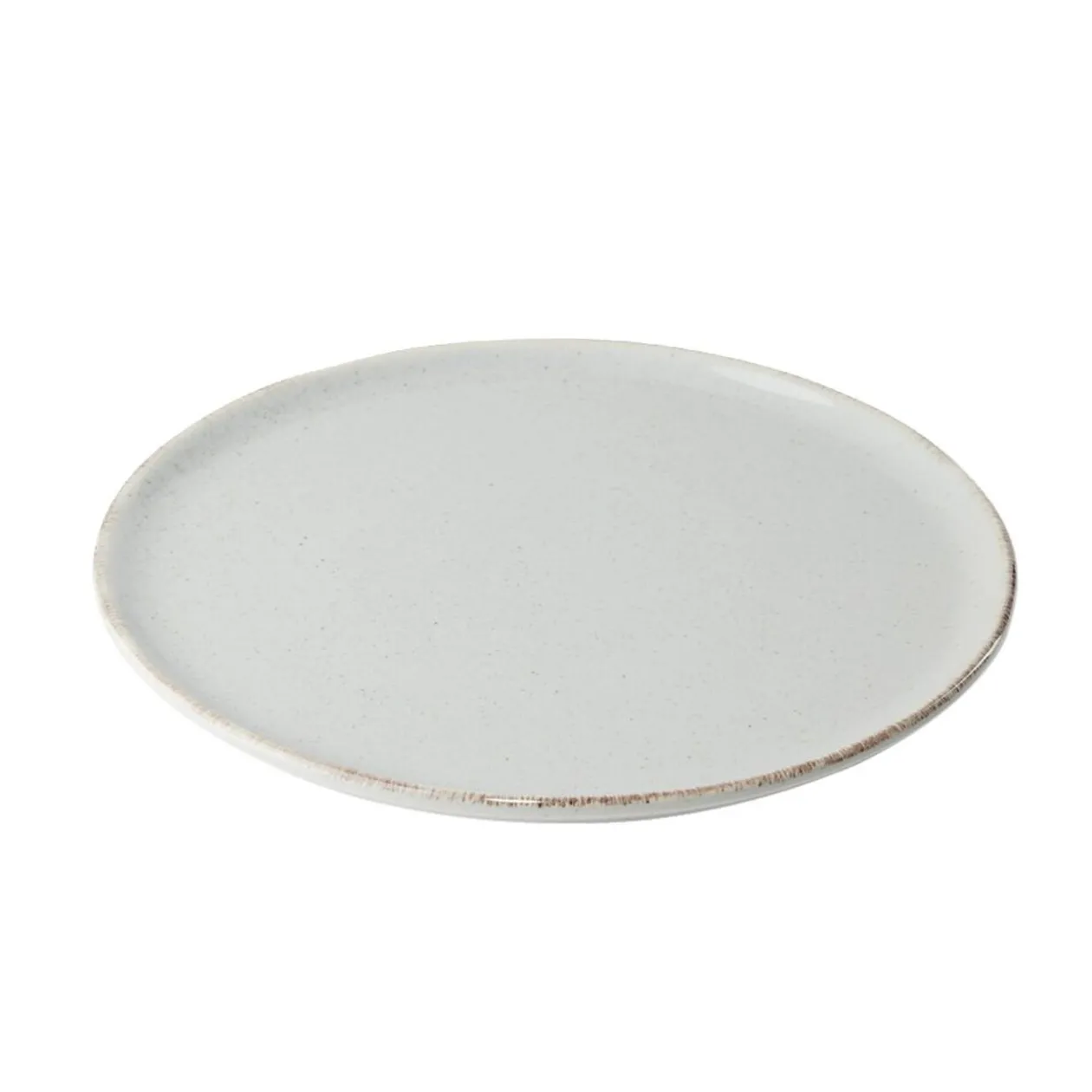 Assiette à dessert Lisbonne en grès gris Ø20,5cm