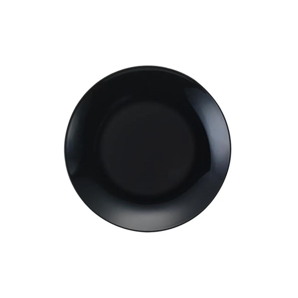 Assiette à dessert motif marbre gris