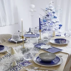 Assiette à dessert Oslo blanche bord doré Ø19cm