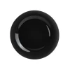 Assiette à dessert ronde Luminarc noire Zana
