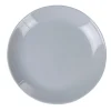 Assiette à dessert ronde Luminarc unie grise Diwali