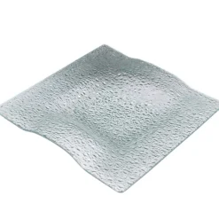 Assiette à dessert transparente