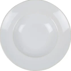 Assiette à pâtes blanche