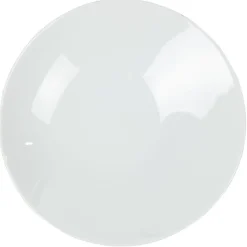Assiette à pâtes ronde blanche