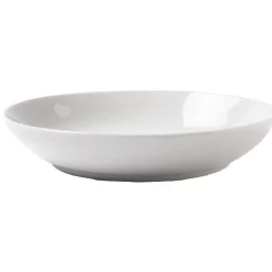 Assiette à soupe ronde blanche