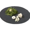 Assiette ardoise ronde