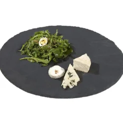 Assiette ardoise ronde