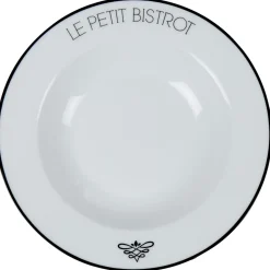 Assiette creuse ronde Le petit bistrot