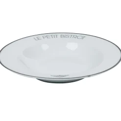 Assiette creuse ronde Le petit bistrot