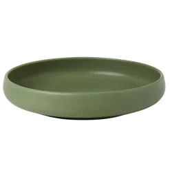 Assiette de dégustation creuse ronde verte