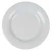 Assiette plate blanche ronde Enzo