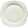 Assiette plate carrée blanc 24cm