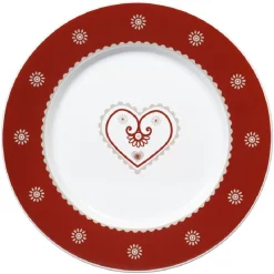 Assiette plate chalet