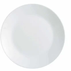 Assiette plate ronde Ø25cm Luminarc opale blanche
