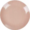 Assiette plate rose zebrée collection Crazy