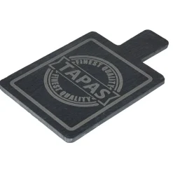 Assiette rectangulaire à tapas en ardoise