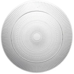 Assiette ronde plate en verre transparent Luminarc Louison ø 25 cm