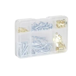 Assortiment de 140 crochets en métal