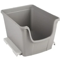 Bac à bec empilable taupe 14 L