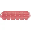 Bac à glaçons en plastique rose 18 compartiments x2