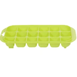 Bac à glaçons en plastique vert 18 compartiments x2