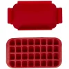 Bac à glaçons en plastique rouge
