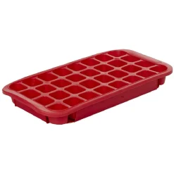 Bac à glaçons en plastique rouge