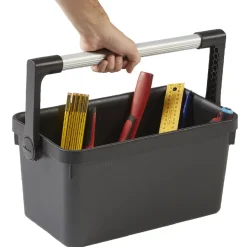 Bac à outils rangement avec anse de transport