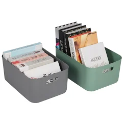 Bac de rangement plastique moyen modèle 14L