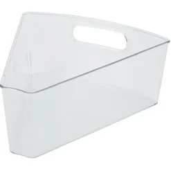 Bac de rangement triangulaire transparent pour frigo 3L