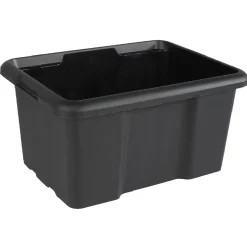 Bac en plastique noir 15 L