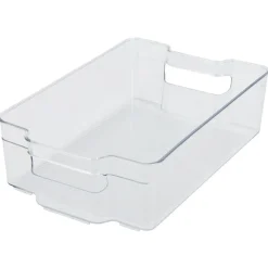 Bac rangement frigo 5,8L plastique transparent 32,5x21,5xH9cm